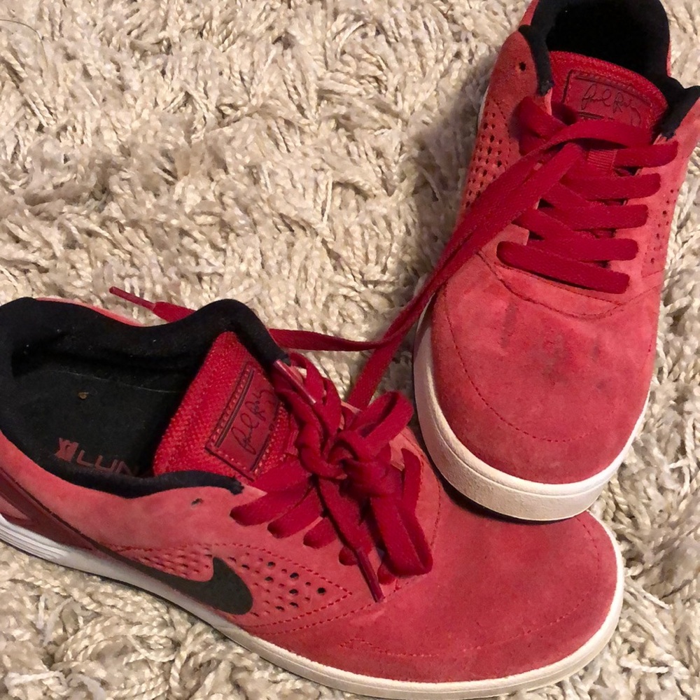 Nike Red boys sneakers size 7
